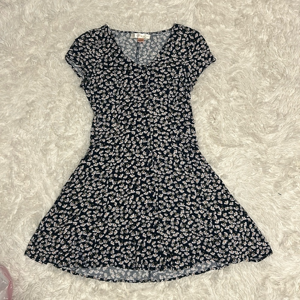 band of gypsies button up flower dress